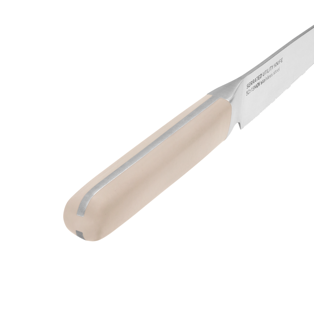 Elements-Serrated-Knife-11,5-cm-sand-handle